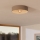 Eglo 900838 - Plafon DUAIA 1xE27/40W/230V brązowy