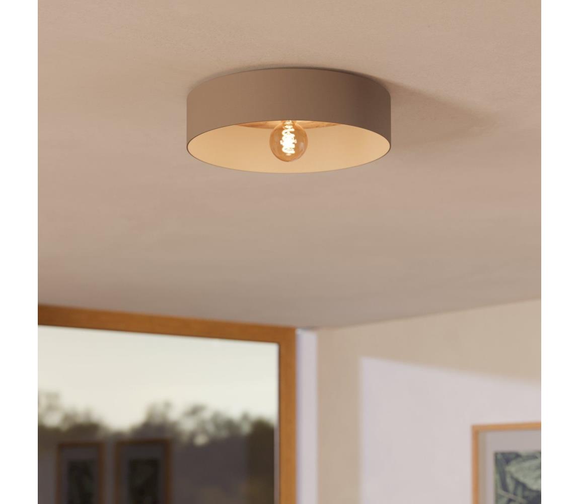 Eglo 900838 - Plafon DUAIA 1xE27/40W/230V brązowy