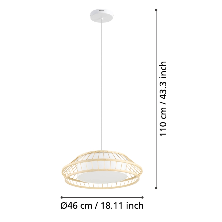Eglo - LED RGBW Ściemnialny żyrandol na lince LED/22W/230V 2700-6500K