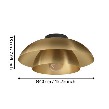 Eglo - Lampa sufitowa 1xE27/40W/230V