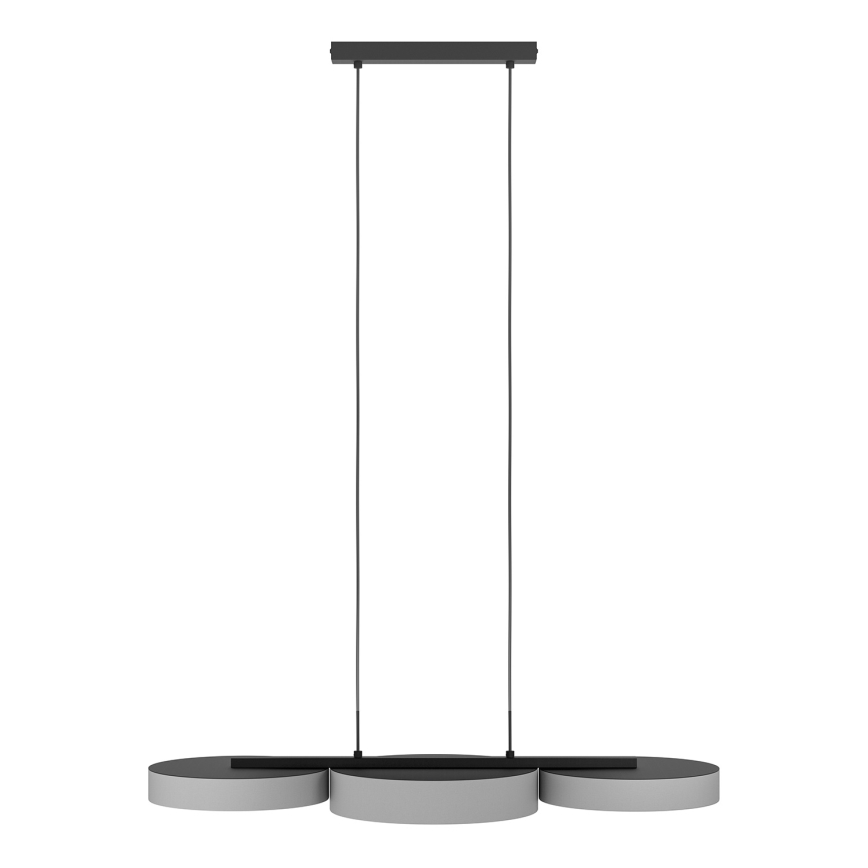 Eglo - LED RGBW Ściemnialny żyrandol na lince 3xLED/7,5W/230V 2700-6500K szary