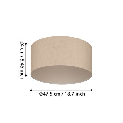 Eglo - Lampa sufitowa 1xE27/40W/230V