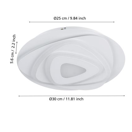 Eglo - LED Plafon LED/14,7W/230V śr. 30 cm
