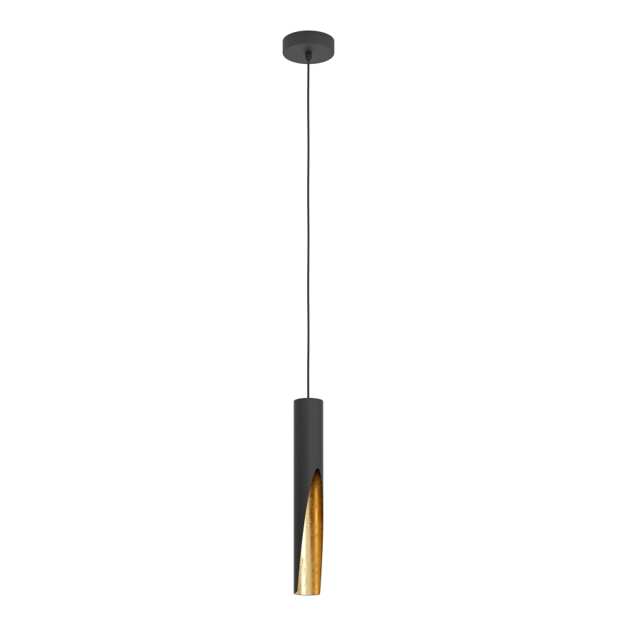 Eglo - LED Żyrandol na lince 1xGU10/4,5W/230V czarny/złoty