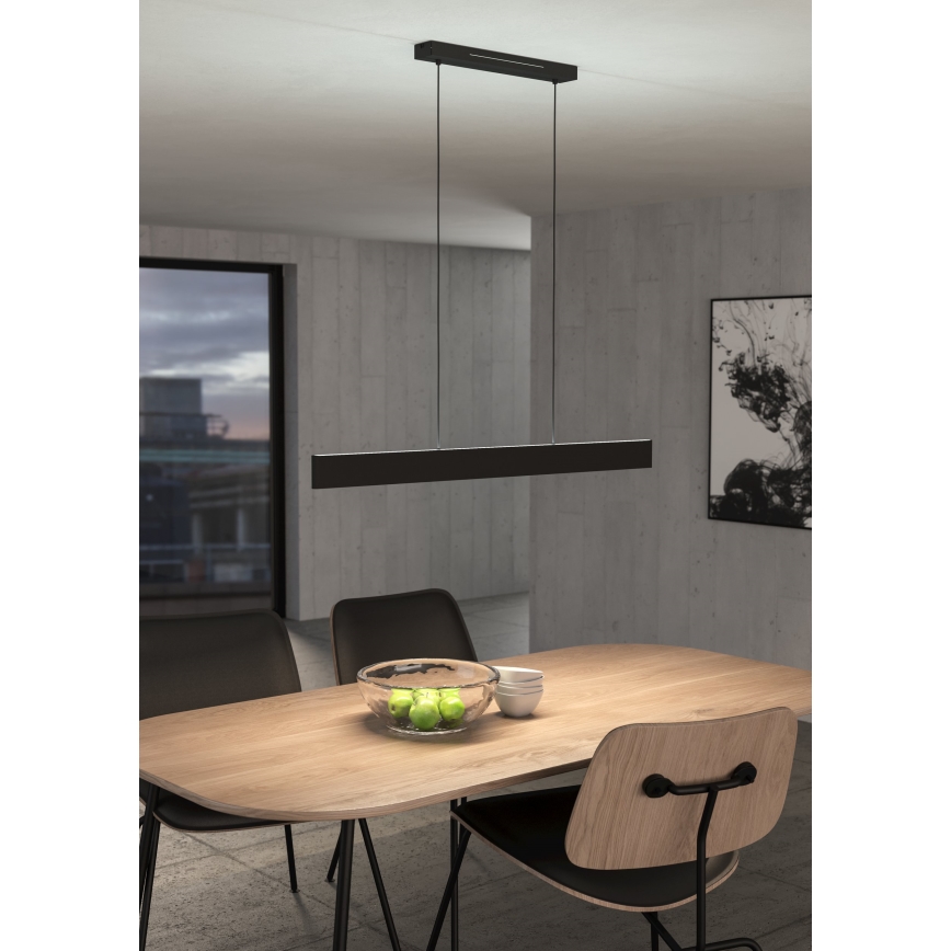 Eglo - LED RGBW Ściemnialny żyrandol na lince LED/38W/230V 2700-6500K czarny