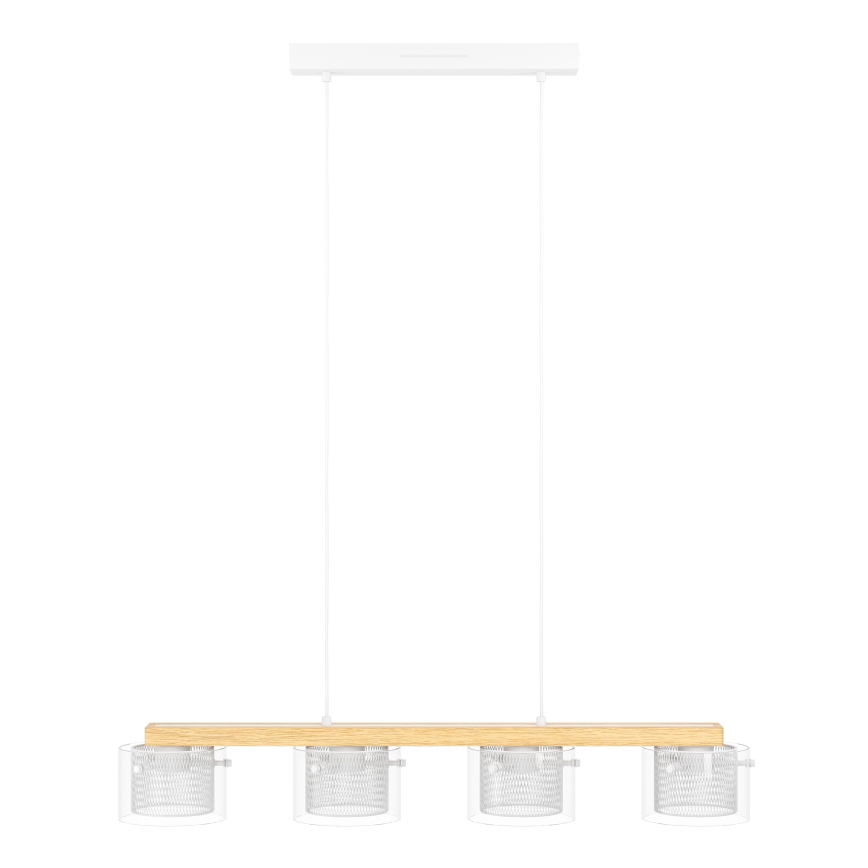 Eglo - LED RGBW Ściemnialny żyrandol na lince 4xLED/3,7W/230V 2700-6500K