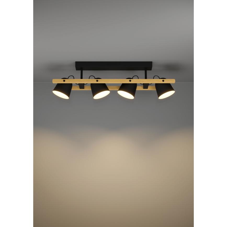 Eglo - LED RGBW Żyrandol natynkowy ściemnialny 4xLED/3,7W/230V 2700-6500K