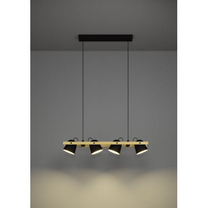 Eglo - LED RGBW Ściemnialny żyrandol na lince 4xLED/3,7W/230V 2700-6500K