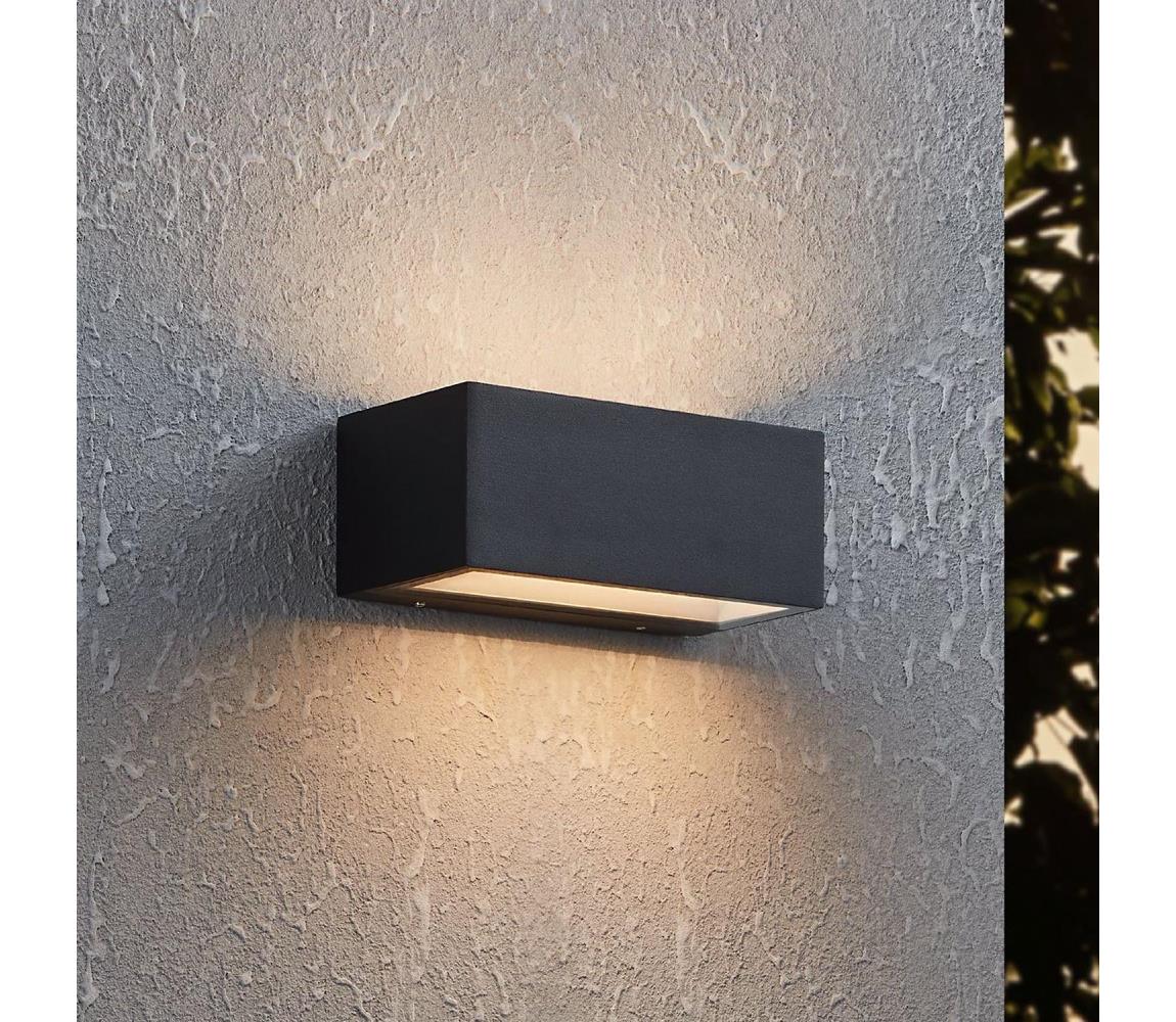 Eglo 900885 - LED Kinkiet zewnętrzny SPONGANO 2xLED/5W/230V IP65
