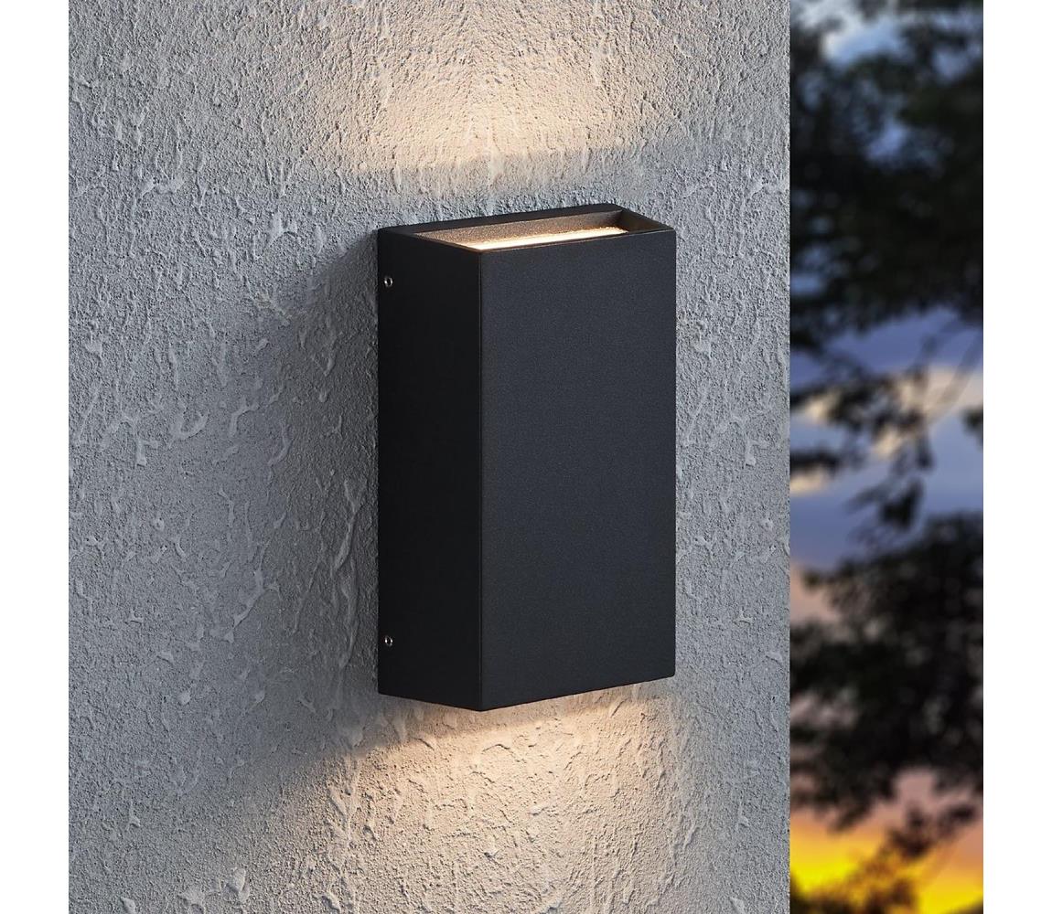 Eglo 900886 - LED Kinkiet zewnętrzny SPONGANO 2xLED/5W/230V IP65