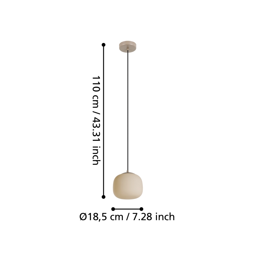 Eglo - Żyrandol na lince 1xE27/40W/230V
