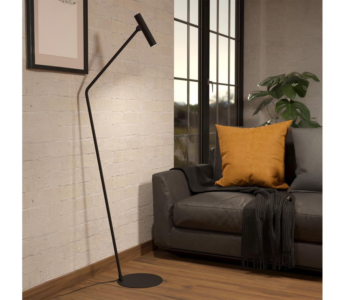 Eglo 900909 - LED Lampa podłogowa ALMUDAINA LED/5W/230V 3000K czarna