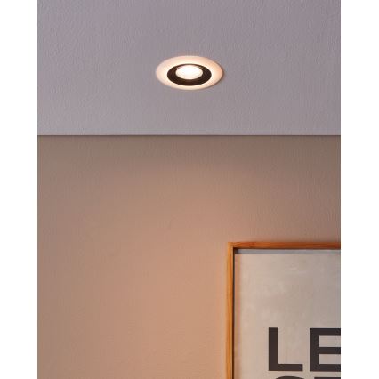 Eglo - LED Oprawa wpuszczana LED/4,8W/230V czarna