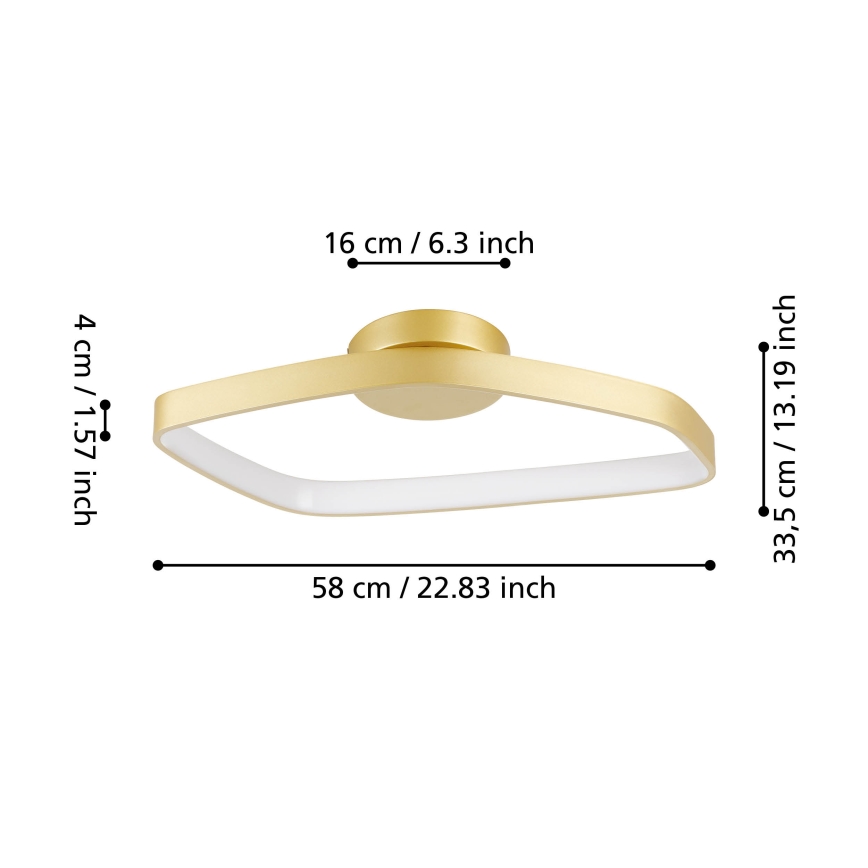Eglo - LED Plafon ściemnialny LED/25,2W/230V