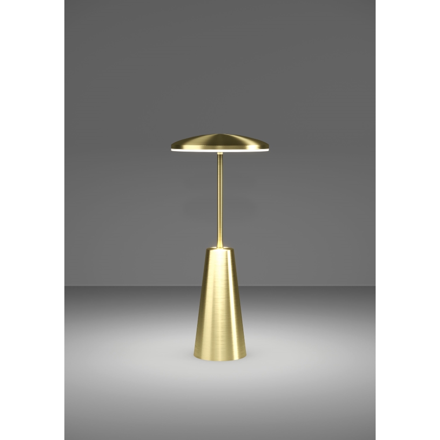 Eglo - LED Ściemnialna dotykowa zewnętrzna lampa LED/2,8W/5V 2400K/3000K/4000K 5200 mAh IP54 złoty