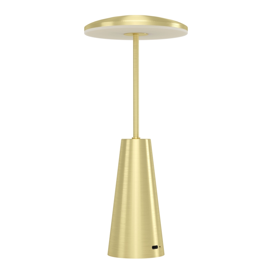 Eglo - LED Ściemnialna dotykowa zewnętrzna lampa LED/2,8W/5V 2400K/3000K/4000K 5200 mAh IP54 złoty