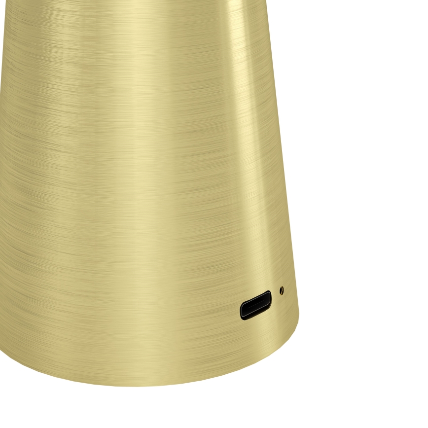 Eglo - LED Ściemnialna dotykowa zewnętrzna lampa LED/2,8W/5V 2400K/3000K/4000K 5200 mAh IP54 złoty