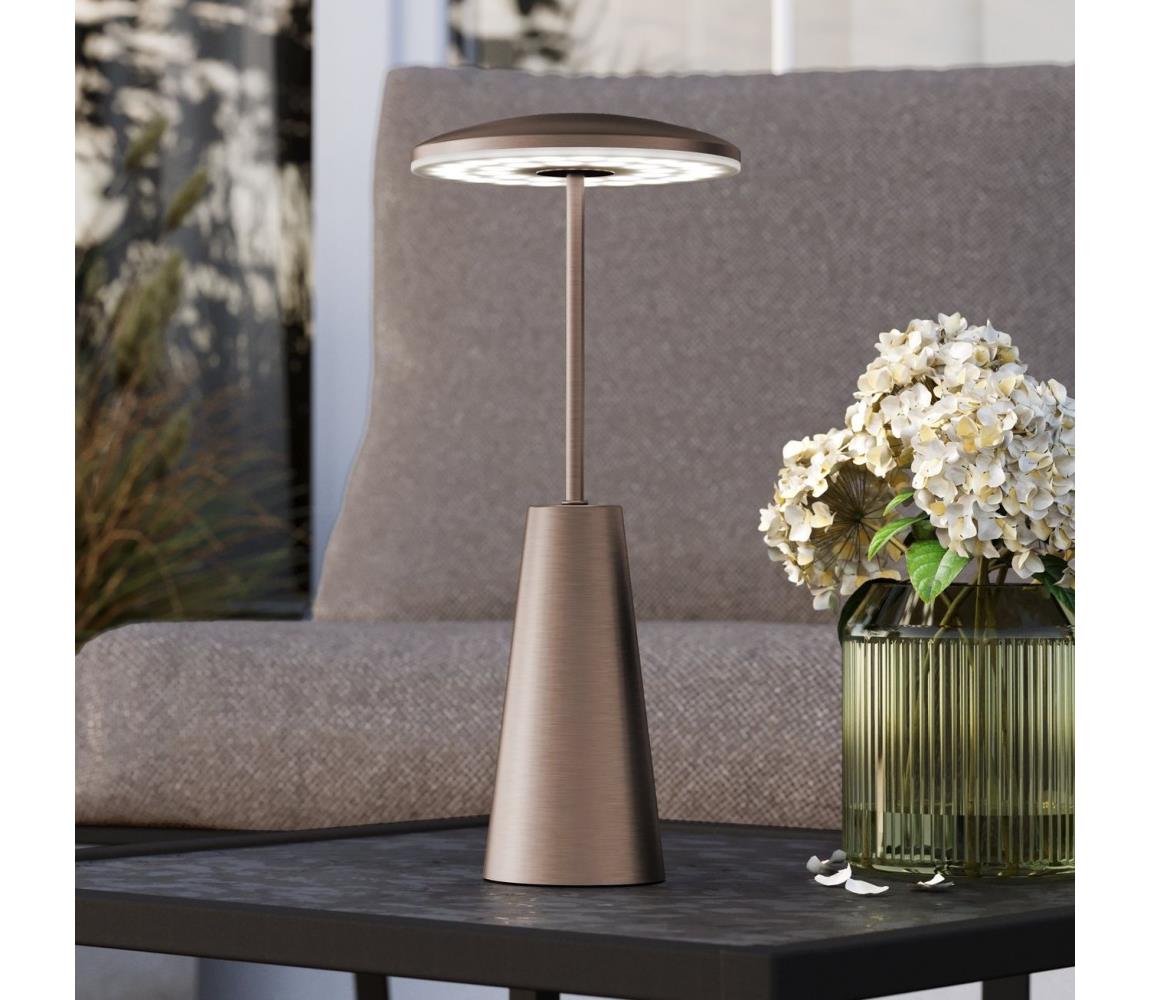 Eglo 900924 - LED Lampa zewnętrzna ściemnialna PICCOLA 2,8W/5V 5200mAh IP54 beżowy