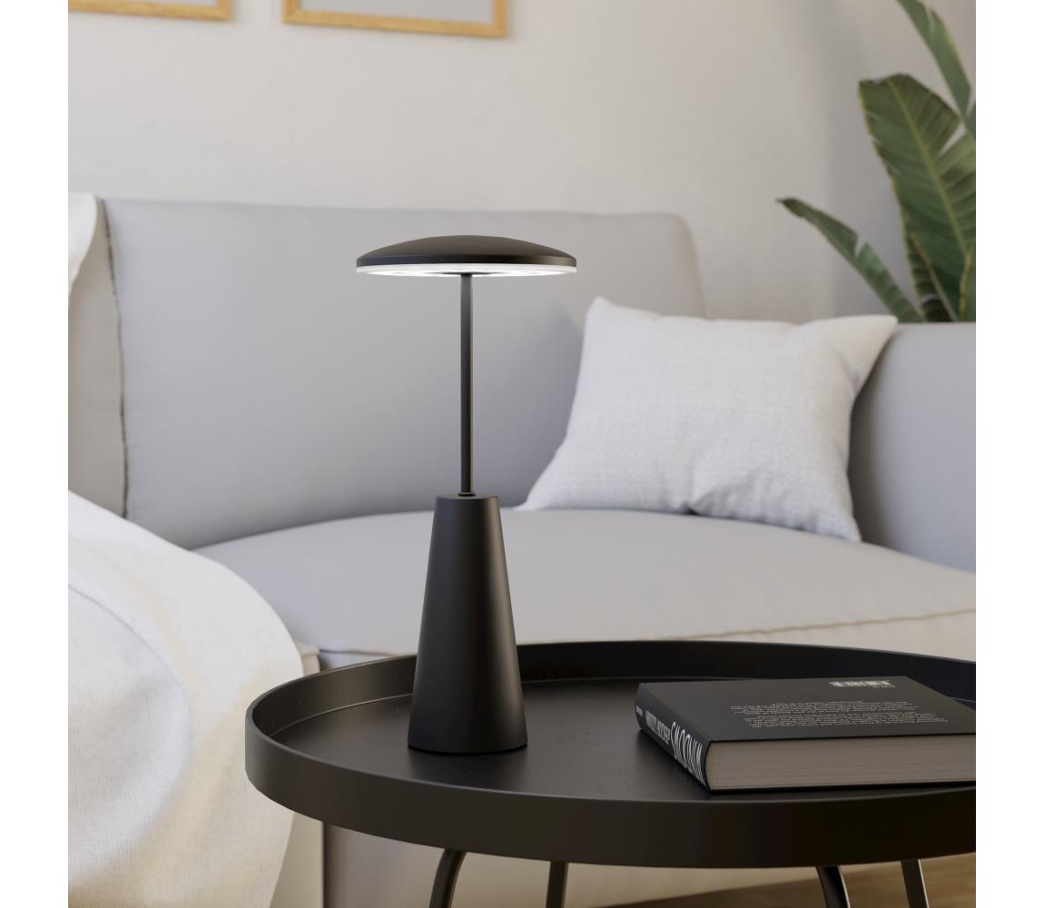 Eglo 900925 - LED Lampa zewnętrzna ściemnialna PICCOLA 2,8W/5V 5200mAh IP54 czarny