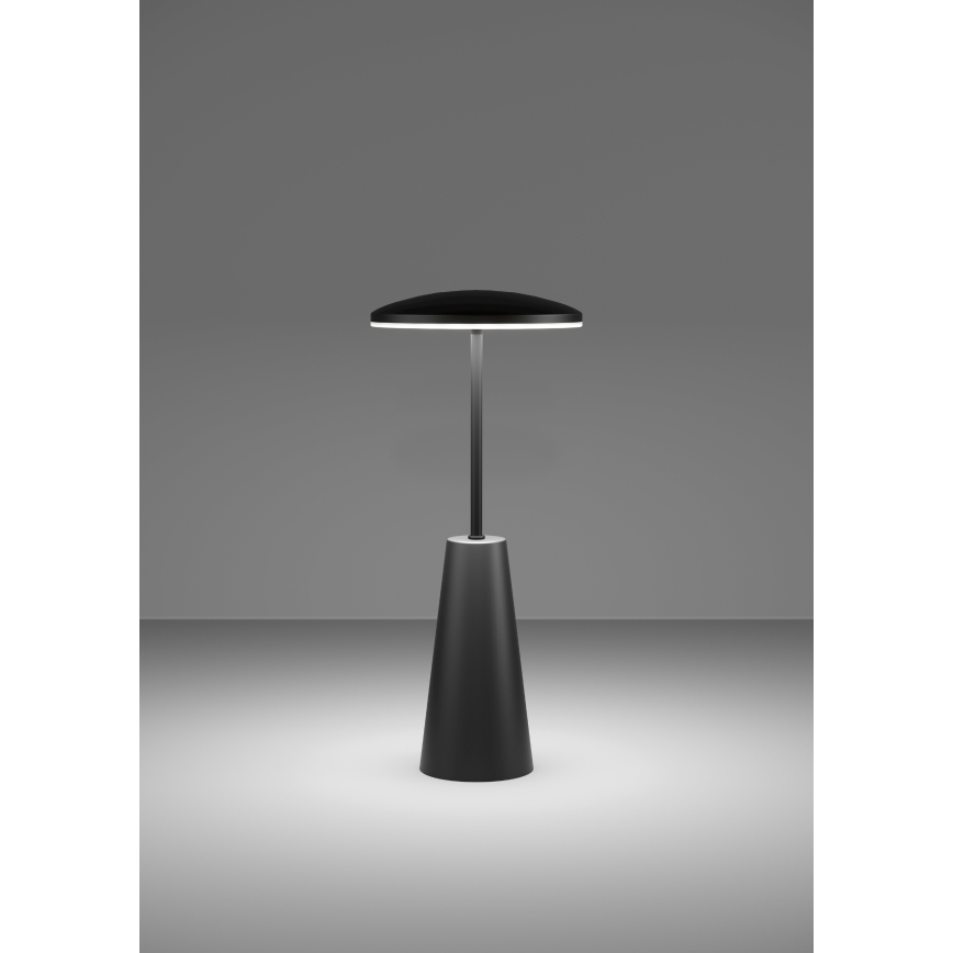 Eglo - LED Ściemnialna dotykowa zewnętrzna lampa LED/2,8W/5V 2400K/3000K/4000K 5200 mAh IP54 czarny
