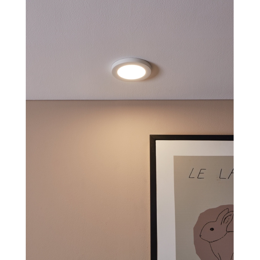 Eglo - LED Oprawa wpuszczana LED/5,5W/230V 4000K biała