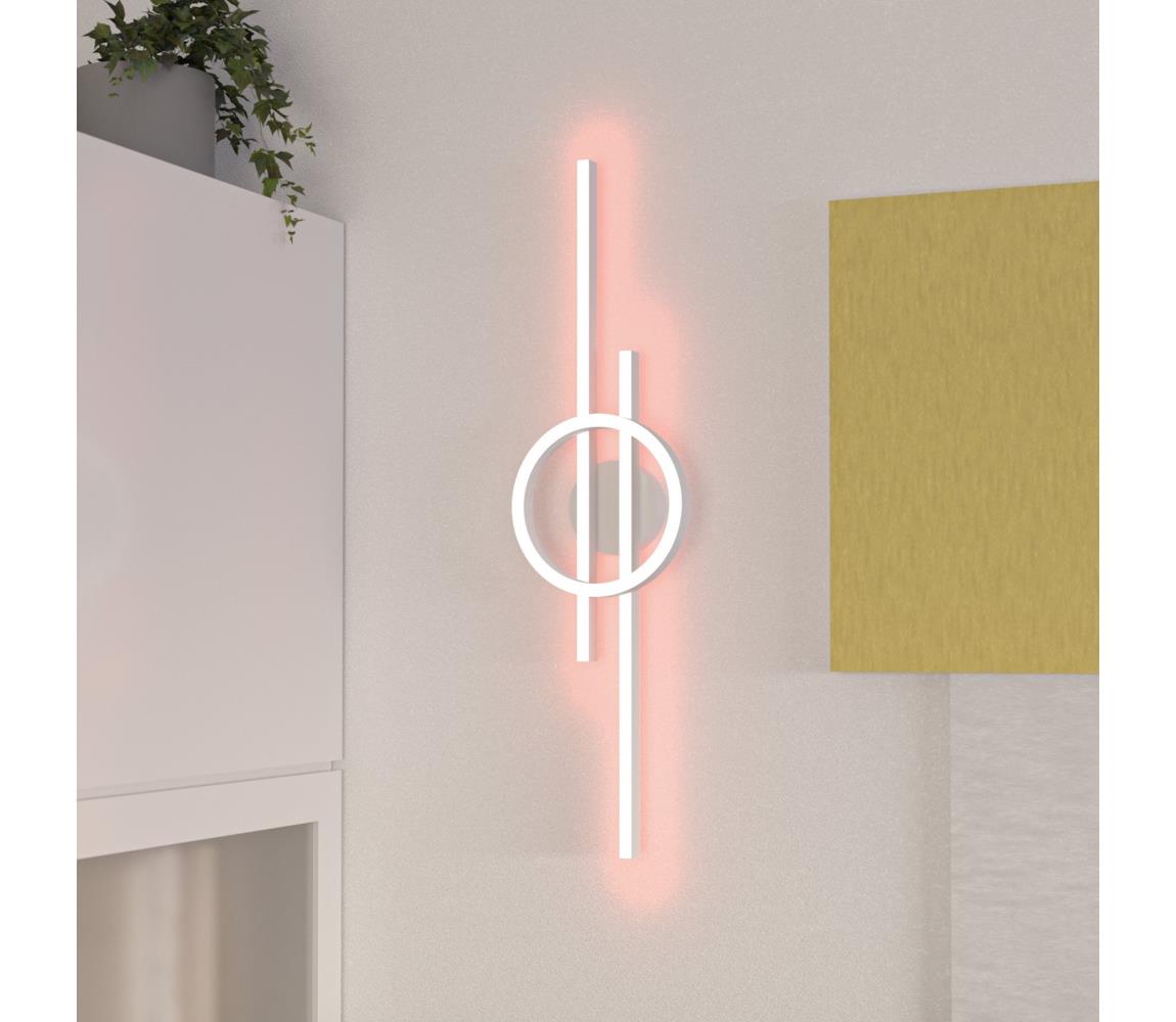 Eglo 900952- Ściemnialna lampa sufitowa RGBW AMANDOLO 23,5W/230V biała + + +pilot