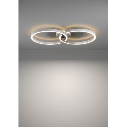 Eglo 900954 - LED RGBW Ściemnialny plafon LED/19,5W/230V 2700-6500K biały + pilot zdalnego sterowania