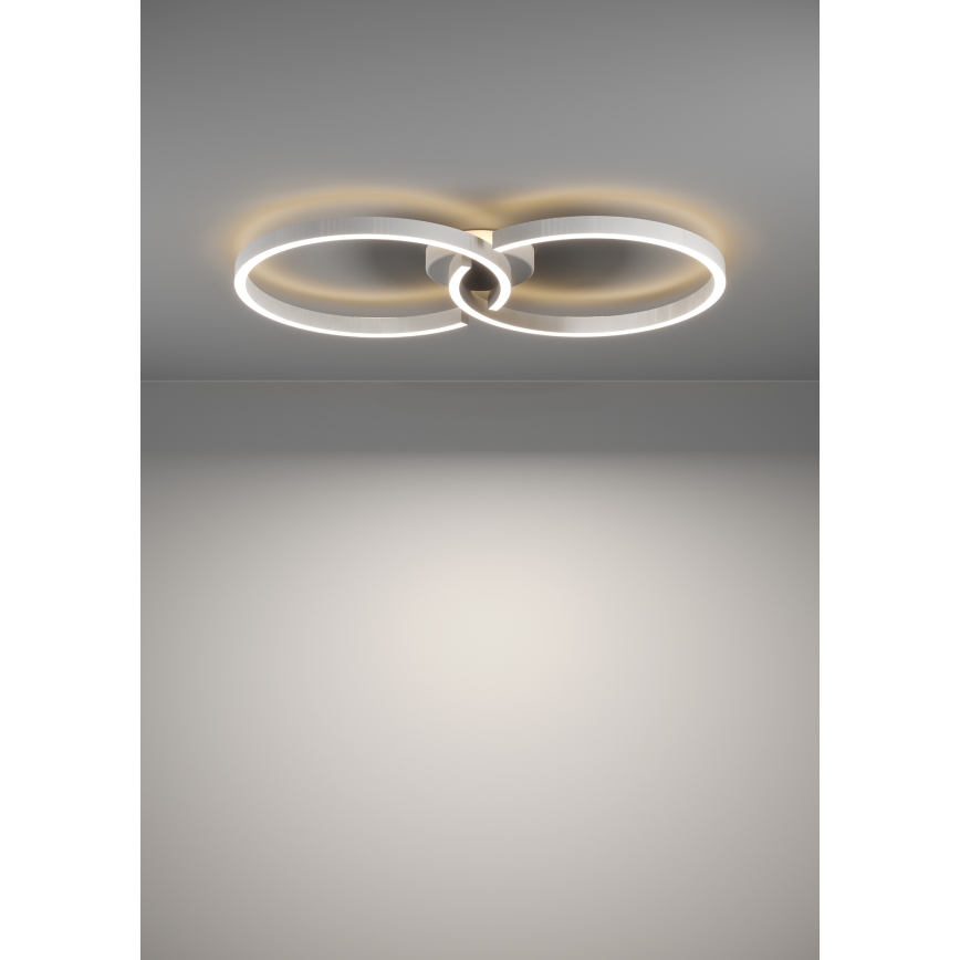 Eglo 900954 - LED RGBW Ściemnialny plafon LED/19,5W/230V 2700-6500K biały + pilot zdalnego sterowania