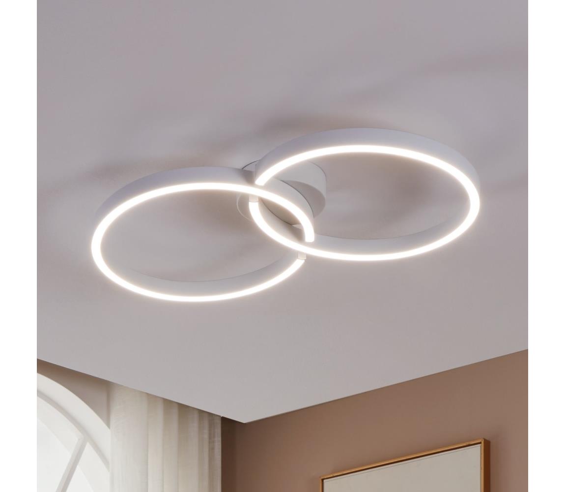 Eglo 900954 -LED RGBW Ściemnialny plafon AMANDOLO 19,5W/230V biały + pilot