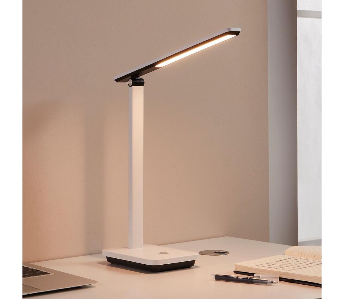 Eglo 900956-LED Ściemnialna akumulatorowa lampa stołowa INIESTA 3,6W/5V 1800mAh biała