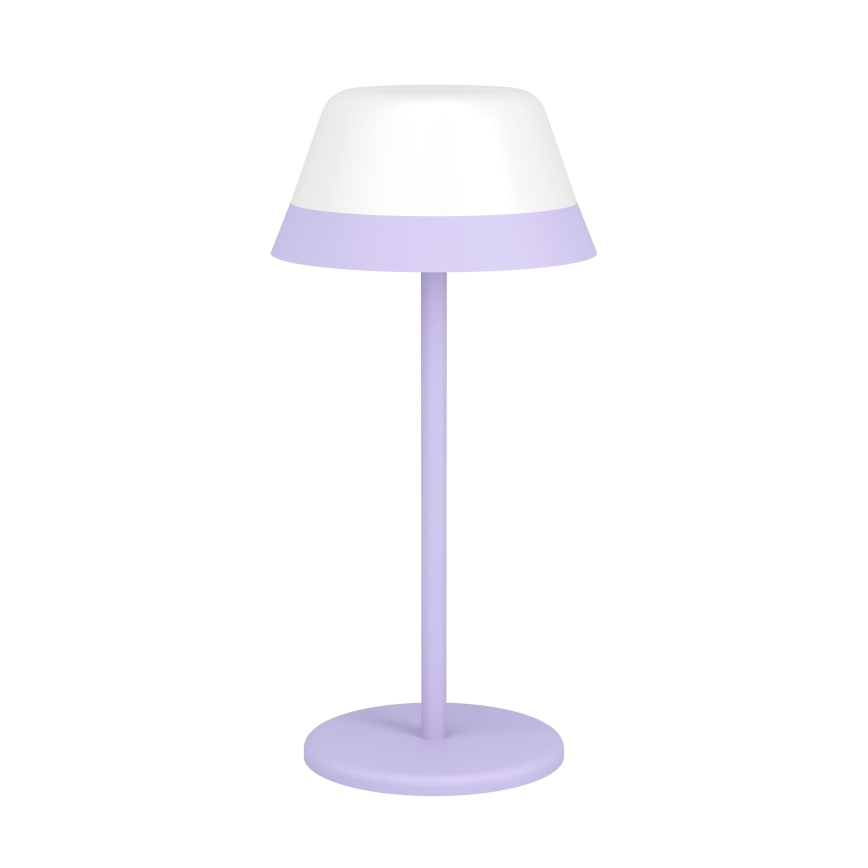 Eglo - LED RGBW 2w1 zewnętrzna lampa dotykowa ściemnialna LED/1,5W/5V 2600 mAh IP54 fioletowa