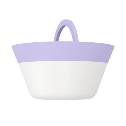 Eglo - LED RGBW Ściemnialna dotykowa zewnętrzna lampa 2w1 LED/1,5W/5V 2600 mAh IP54 fioletowy