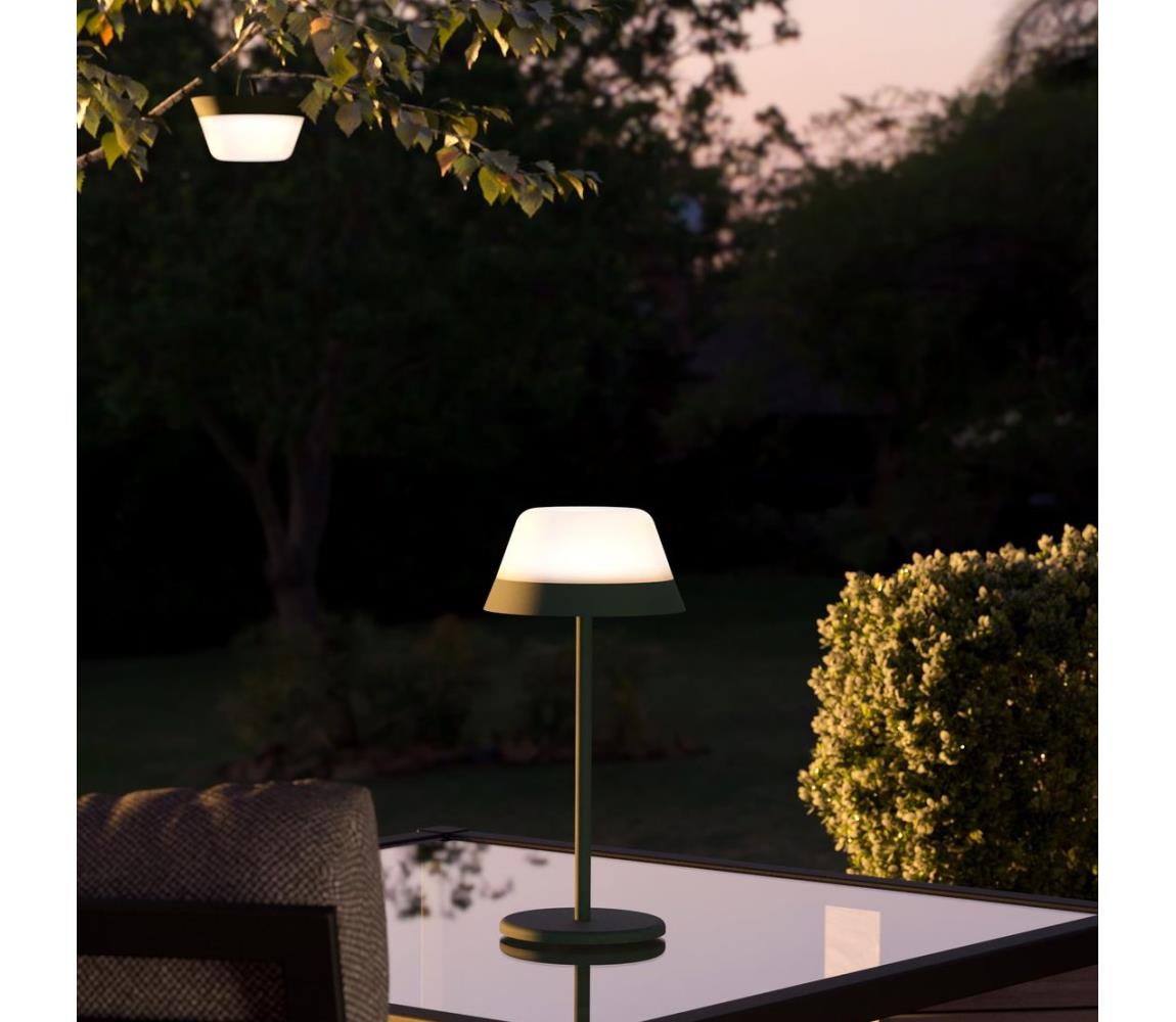 Eglo 900981-LED RGBW Ściemnialna zewnętrzny lampa MEGGIANO LED/1,5W/5V IP54 zielony