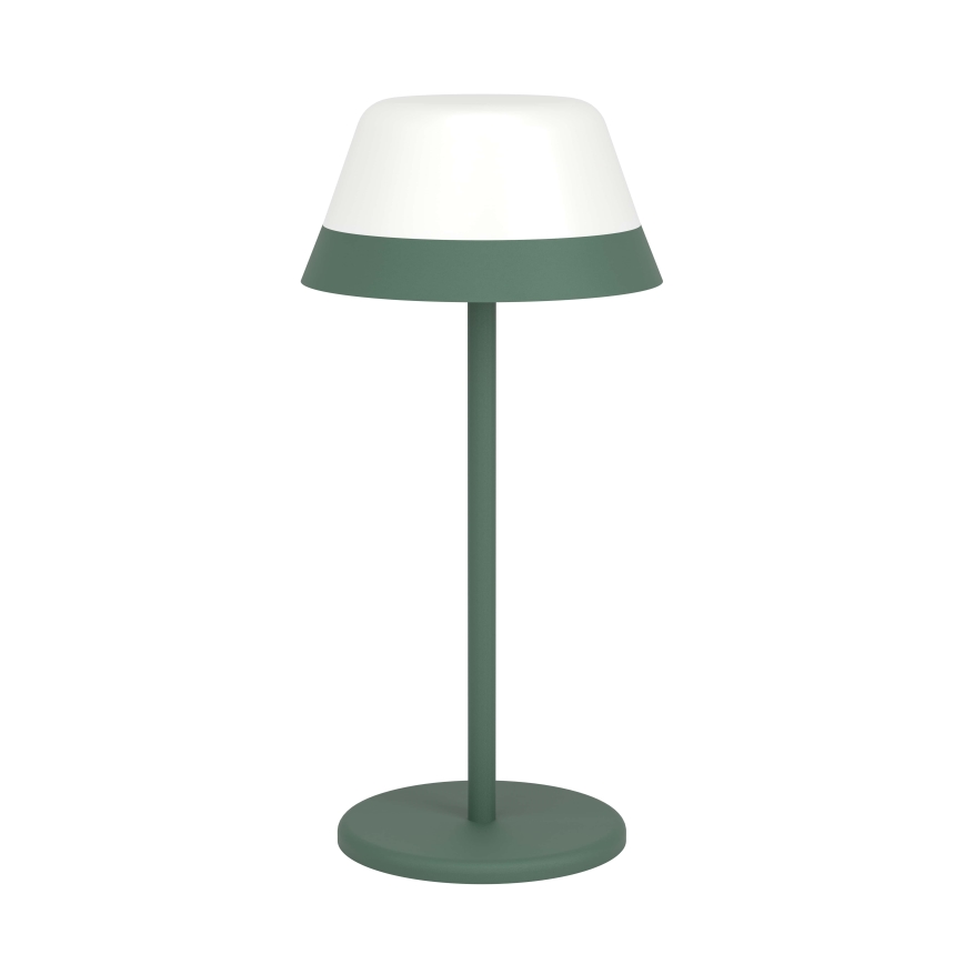 Eglo - LED RGBW Ściemnialna dotykowa zewnętrzny lampa 2w1 LED/1,5W/5V 2600 mAh IP54 zielony