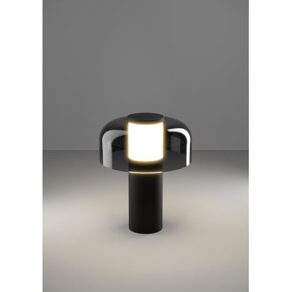 Eglo - LED Ściemnialna dotykowa zewnętrzna lampa LED/2,25W/5V 2400-4000K 5200 mAh IP44 czarny