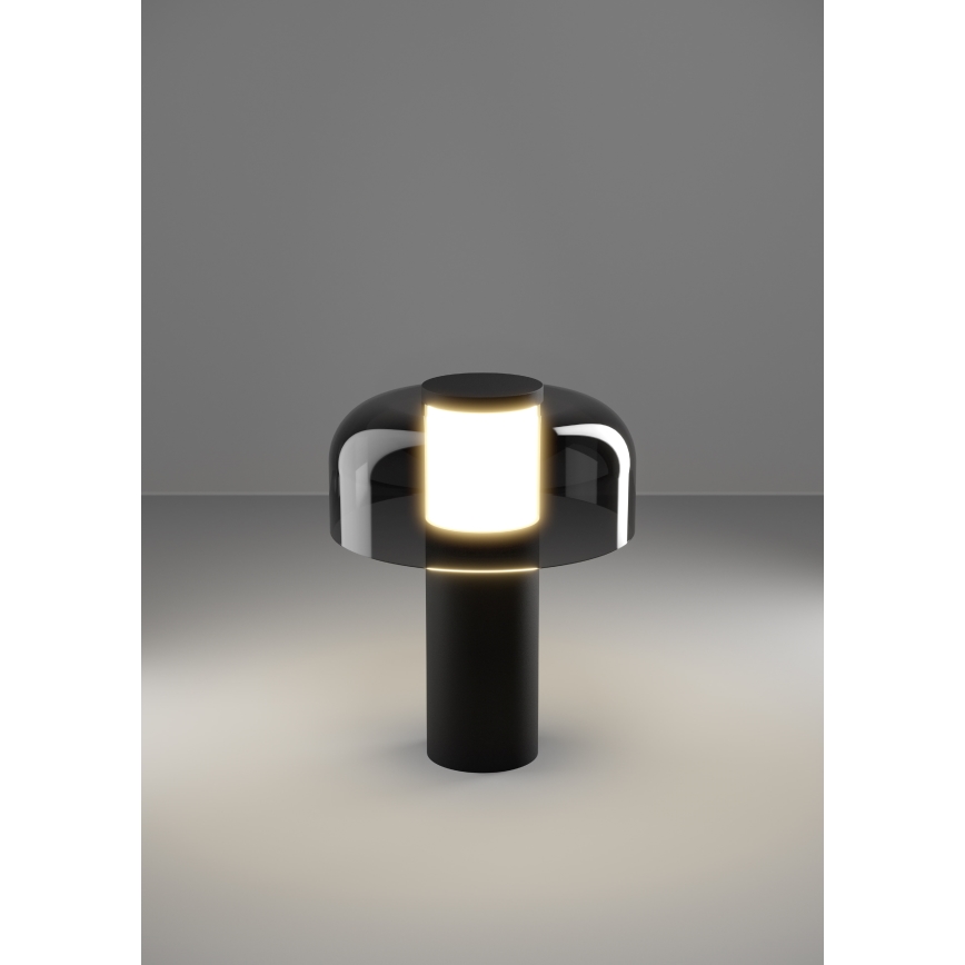 Eglo - LED Ściemnialna dotykowa zewnętrzna lampa LED/2,25W/5V 2400-4000K 5200 mAh IP44 czarny