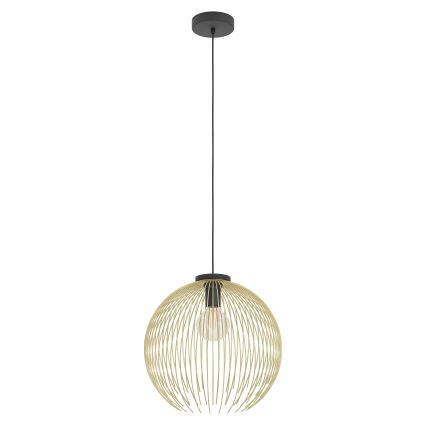 Eglo - Żyrandol na lince 1xE27/40W/230V złoty
