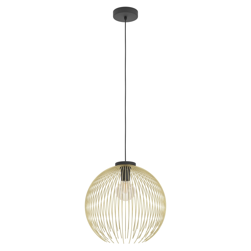 Eglo - Żyrandol na lince 1xE27/40W/230V złoty
