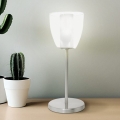 EGLO 90101 - Lampka stołowa OLBIA 1xG9/9W matowy chrom