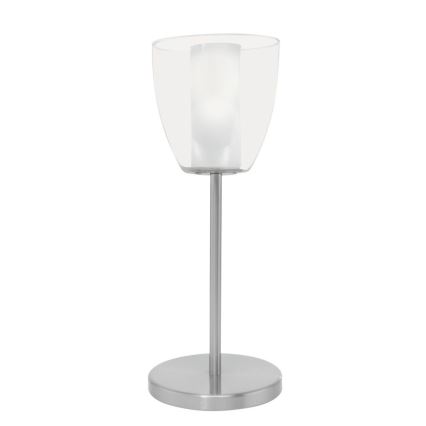 EGLO 90101 - Lampka stołowa OLBIA 1xG9/9W matowy chrom