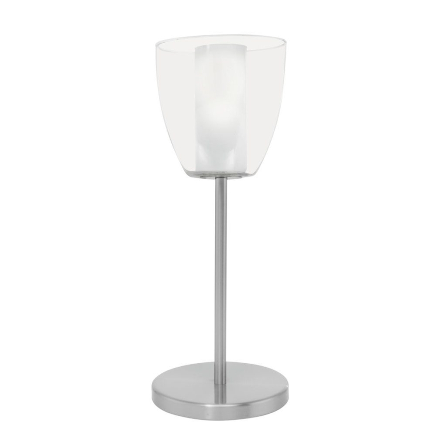 EGLO 90101 - Lampka stołowa OLBIA 1xG9/9W matowy chrom