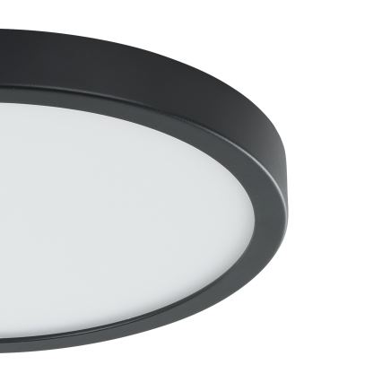 Eglo - Oprawa sufitowa LED z czujnikiem LED/20,5W/230V 3000K czarna, śr. 28,5 cm