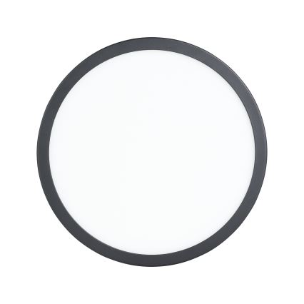 Eglo - LED plafon z czujnikiem ruchu LED/20,5W/230V 3000K czarny śr. 28,5 cm