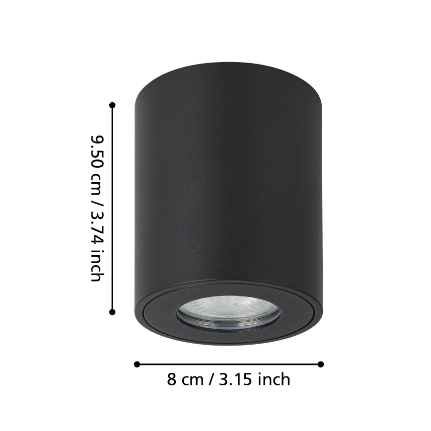 Eglo - Oświetlenie zewnętrzne punktowe 1xGU10/5W/230V śr. 8 cm IP44