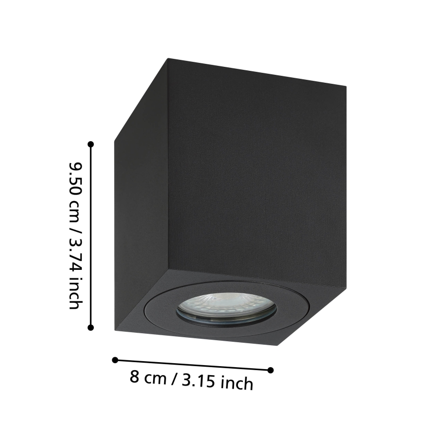 Eglo - Oświetlenie zewnętrzne punktowe 1xGU10/5W/230V 8x8cm IP44