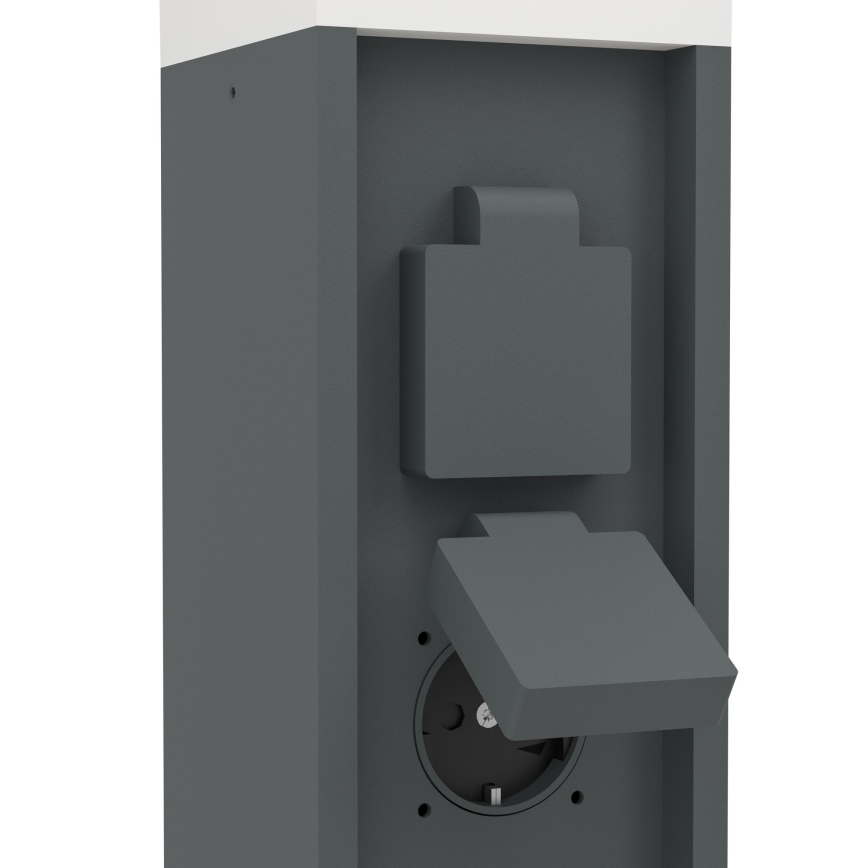 Eglo - Lampa zewnętrzna z 2 gniazdami 1xE27/25W/230V IP54 antracyt