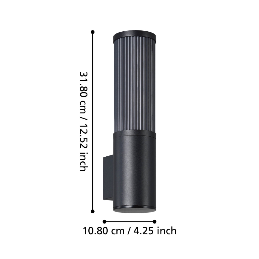 Eglo - Kinkiet zewnętrzny 1xE27/15W/230V IP54