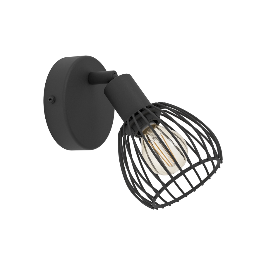 Eglo - Kinkiet 1xE14/40W/230V czarne