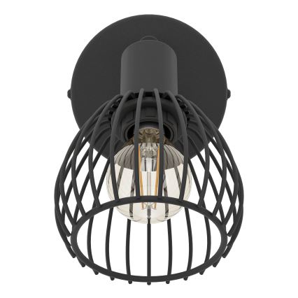 Eglo - Kinkiet 1xE14/40W/230V czarne