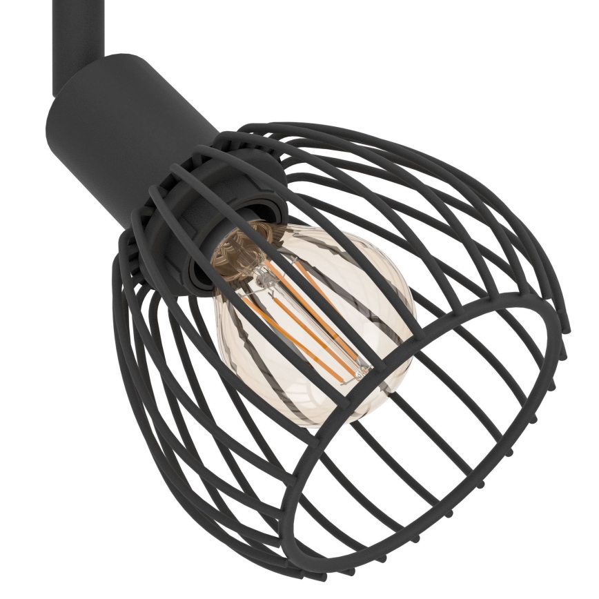 Eglo - Oświetlenie punktowe 2xE14/40W/230V czarne
